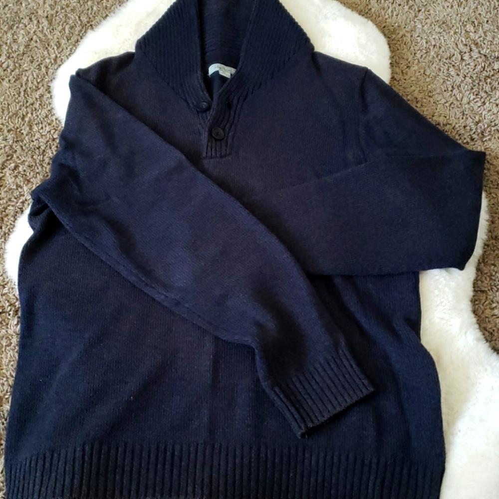 men's sweater turtle back neck